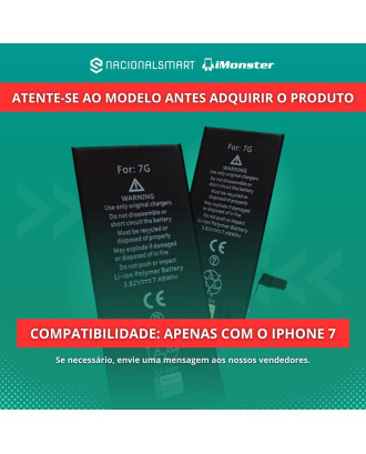 Bateria iMonster original compatível com iPhone 7 7G