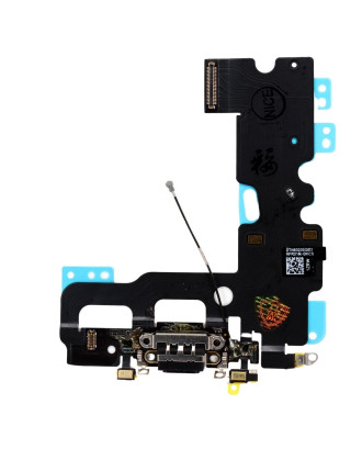 Flex Conector de carga compatível com iPhone 7 preto