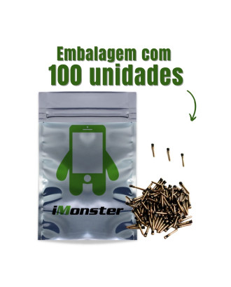 Parafuso compat&iacute;vel com iPhone XR dourado