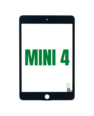 Vidro com touch screen compatível com iPad Mini 4 preto